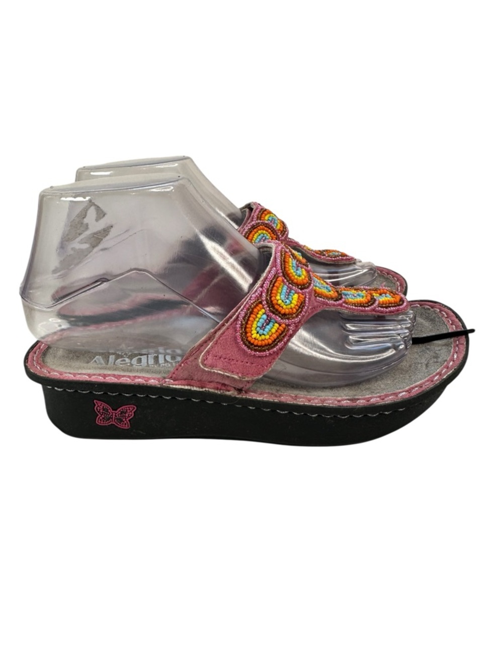 Alegria Carina Bead Azzled Sandals Beaded Comfort Walking Boho Euro 36